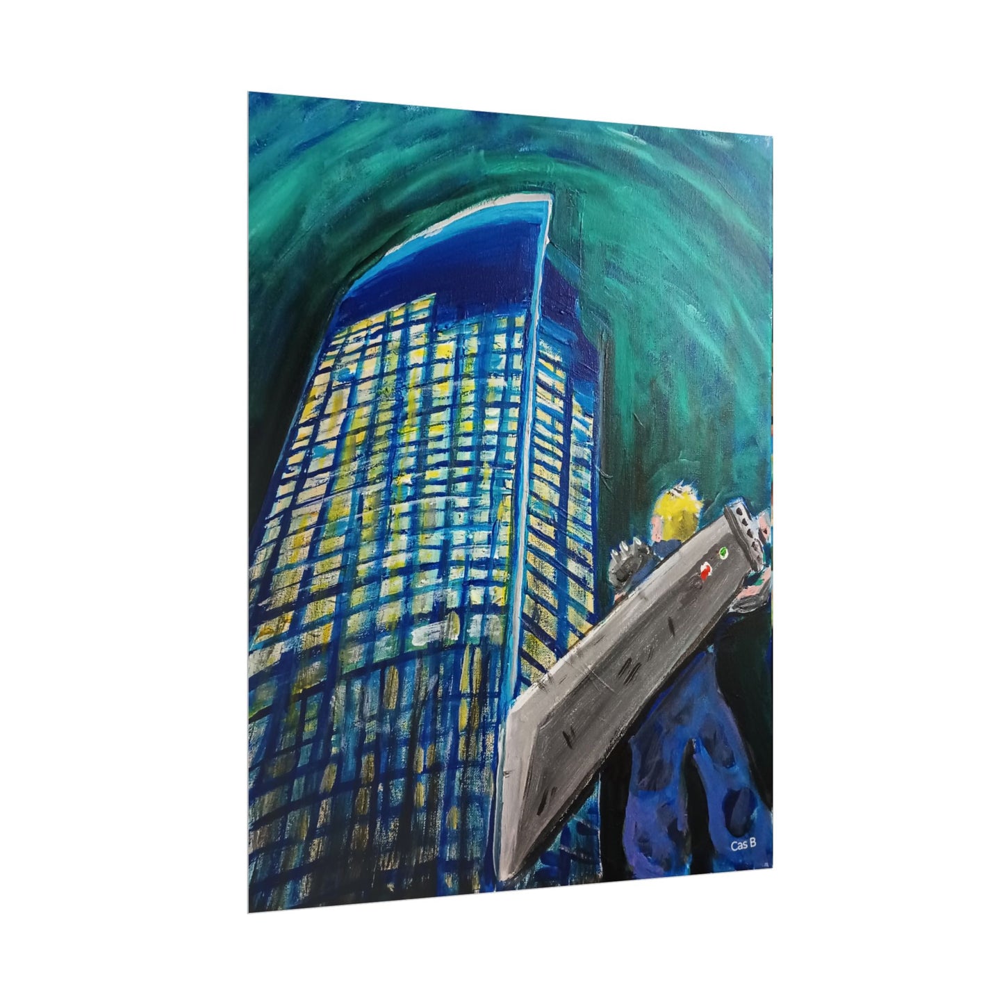 FFVII: RVA, Cloud vs Dominion Energy, Poster Print