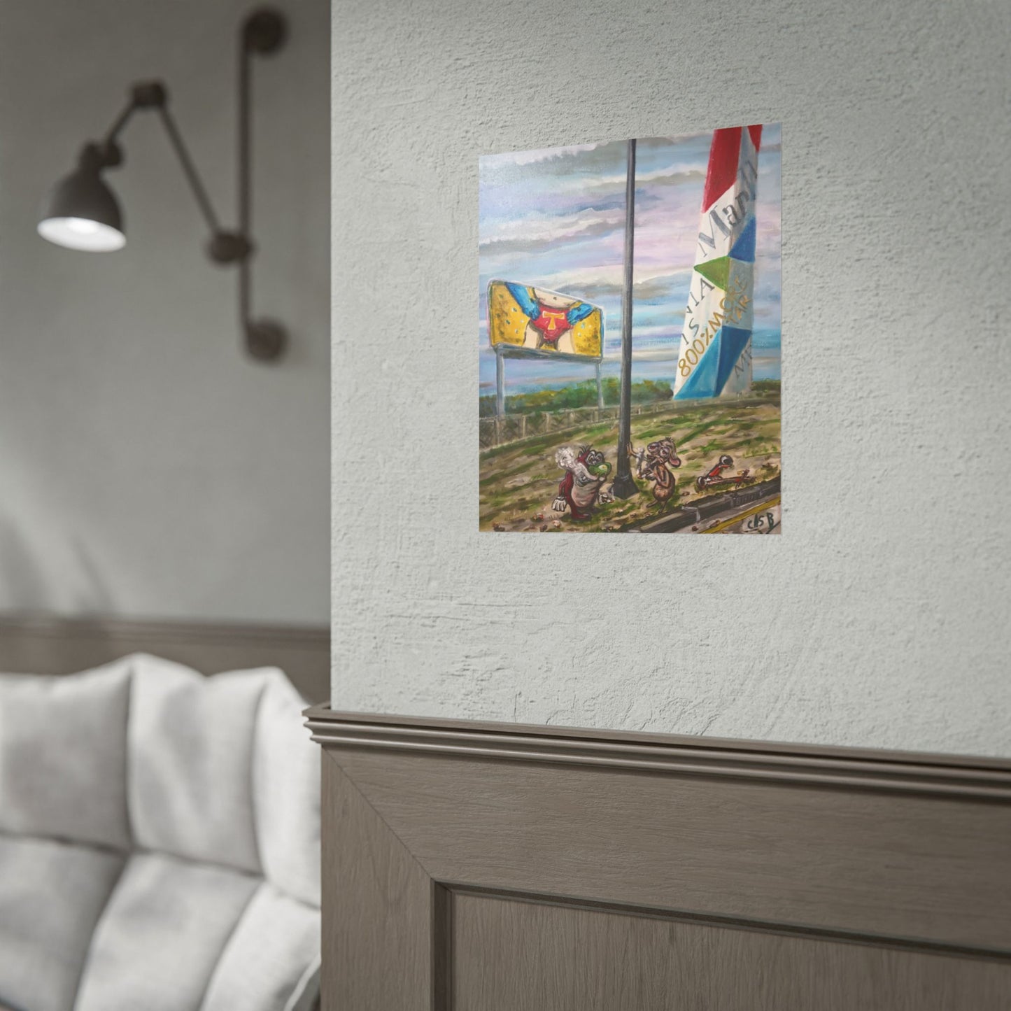Ren & Stimpy @ RVA Marlboro Tower, Poster Prints
