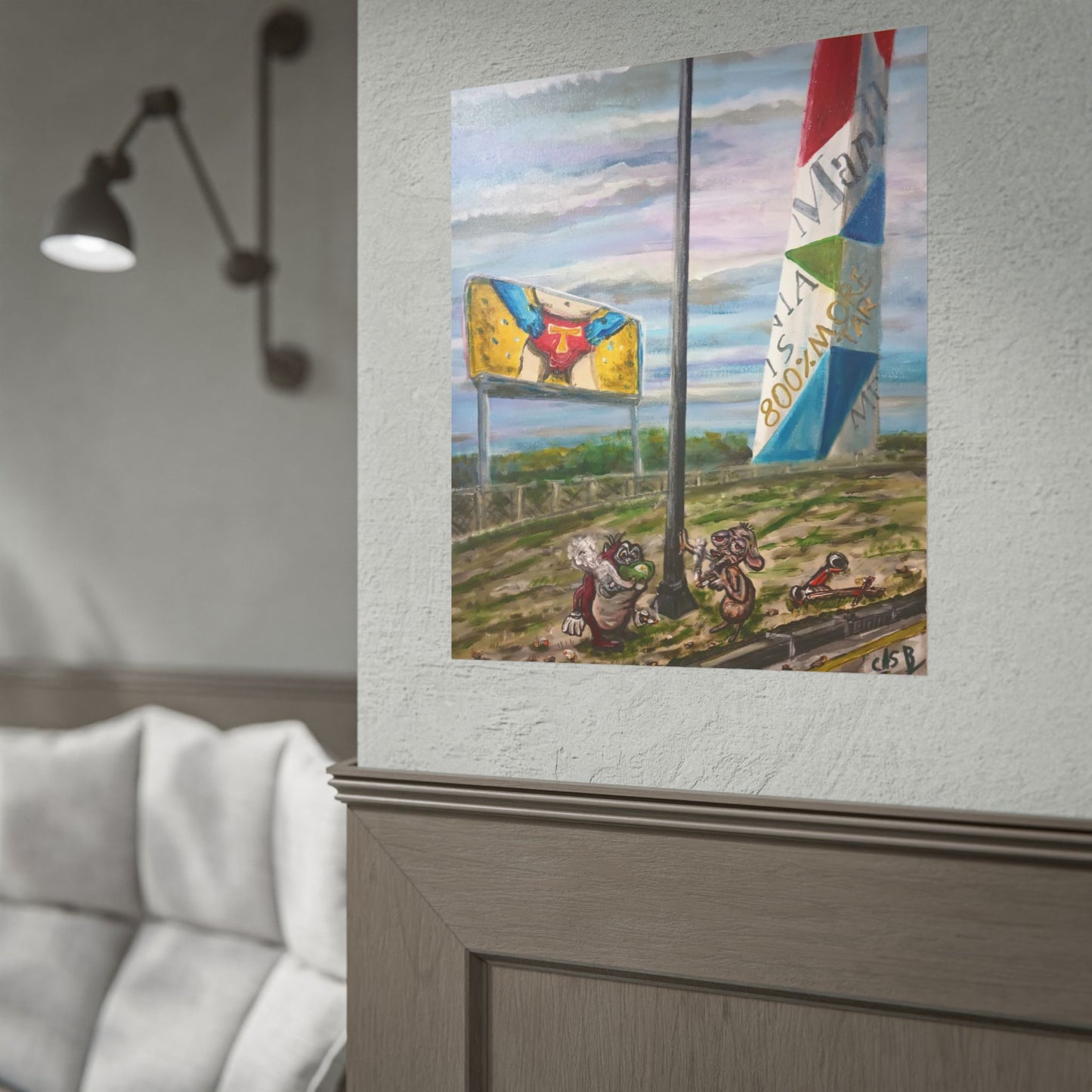 Ren & Stimpy @ RVA Marlboro Tower, Poster Prints