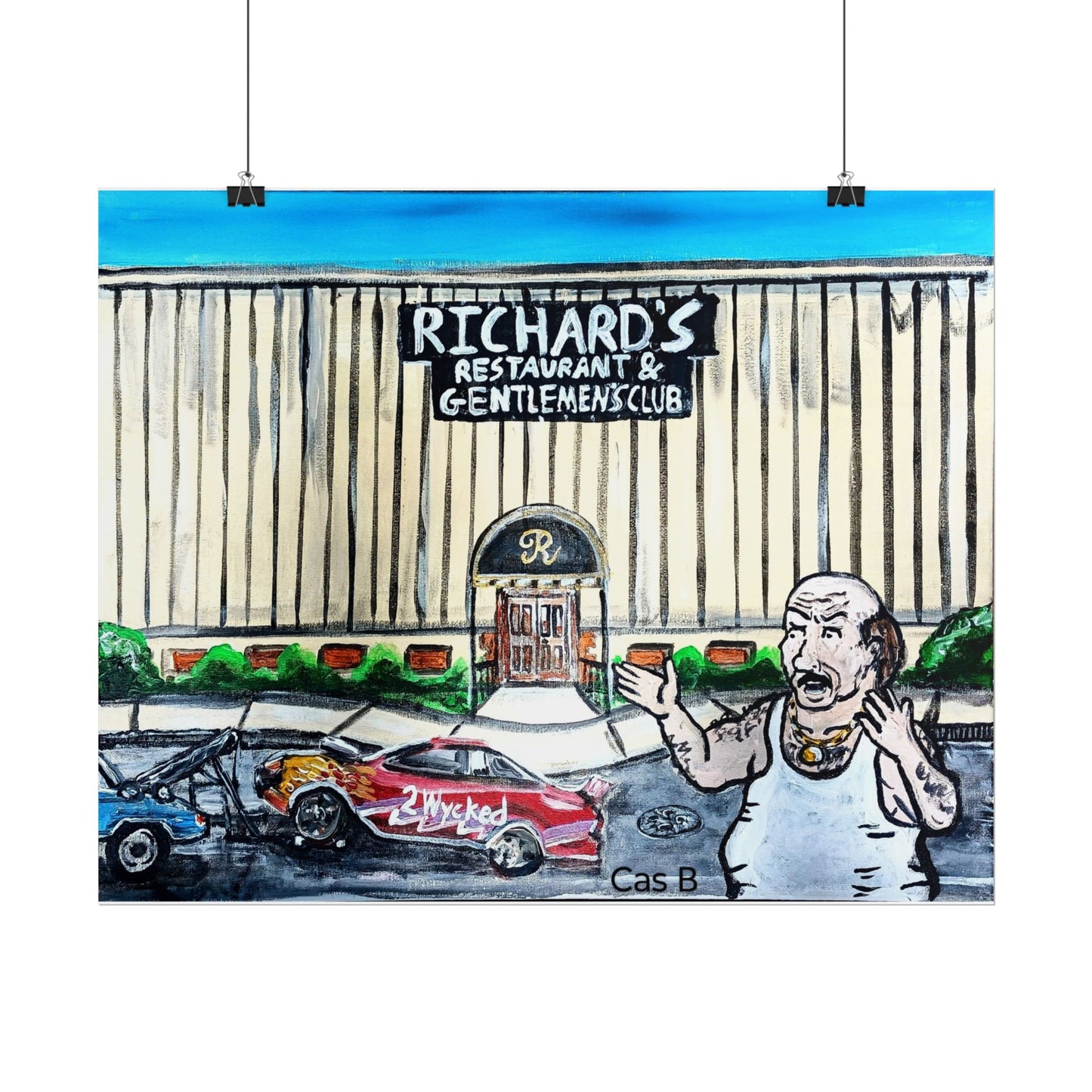 Carl at Richard's Poster