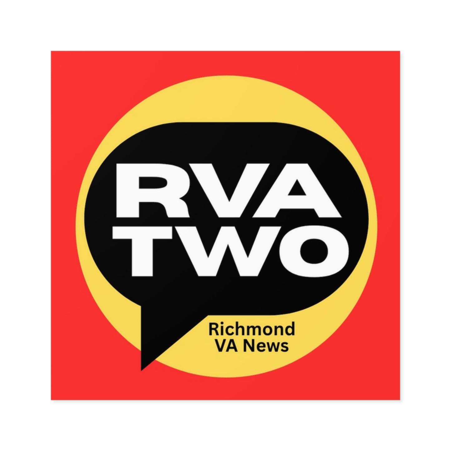 RVA TWO Sticker 2"x2"